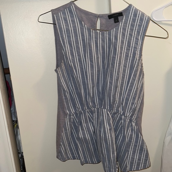 Jcrew blue and white tank - Picture 1 of 3